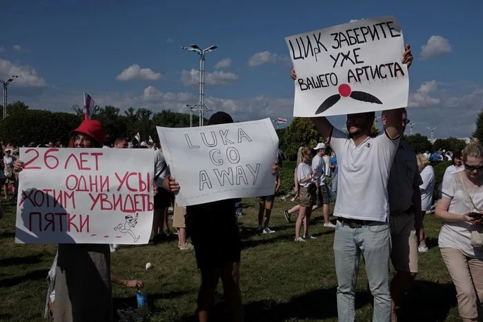 Creativity at a rally - Politics, Republic of Belarus, Rally, Protests in Belarus, Longpost