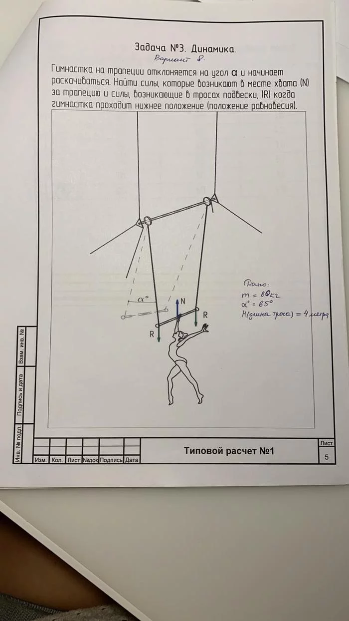 Physicists need help! - My, Physics, Studies, Task, Formula, Aerial gymnastics, Solution