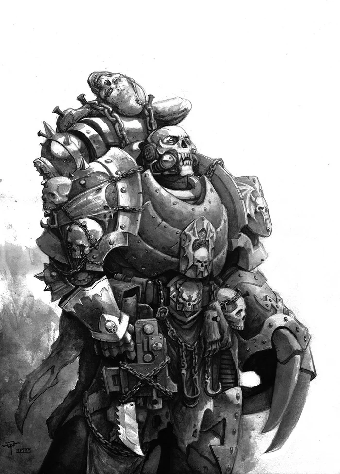 Night Lord - Art, Fan art, Images, Wh Art, Night lords, Warhammer 40k, Tazio Bettin