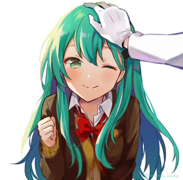 I want to praise Suzuya - Kantai Collection, Suzuya, Аниме, Anime Art, Headpats