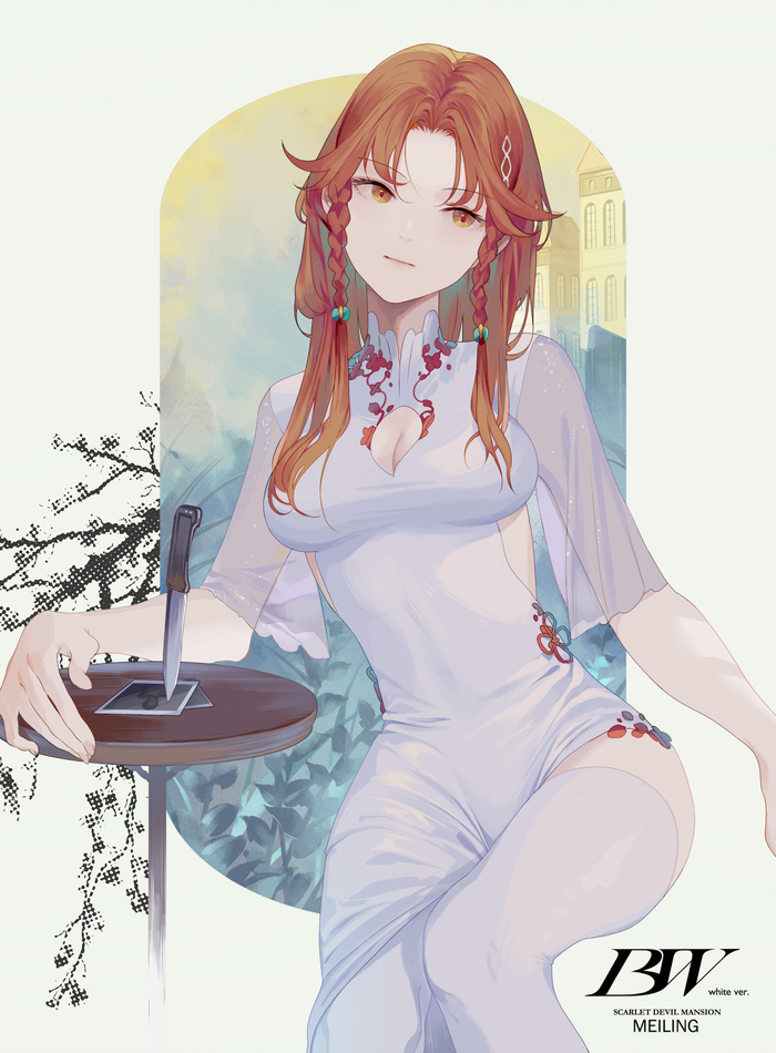 Hong Meiling Touhou, Hong Meiling, Anime Art, , Hillly