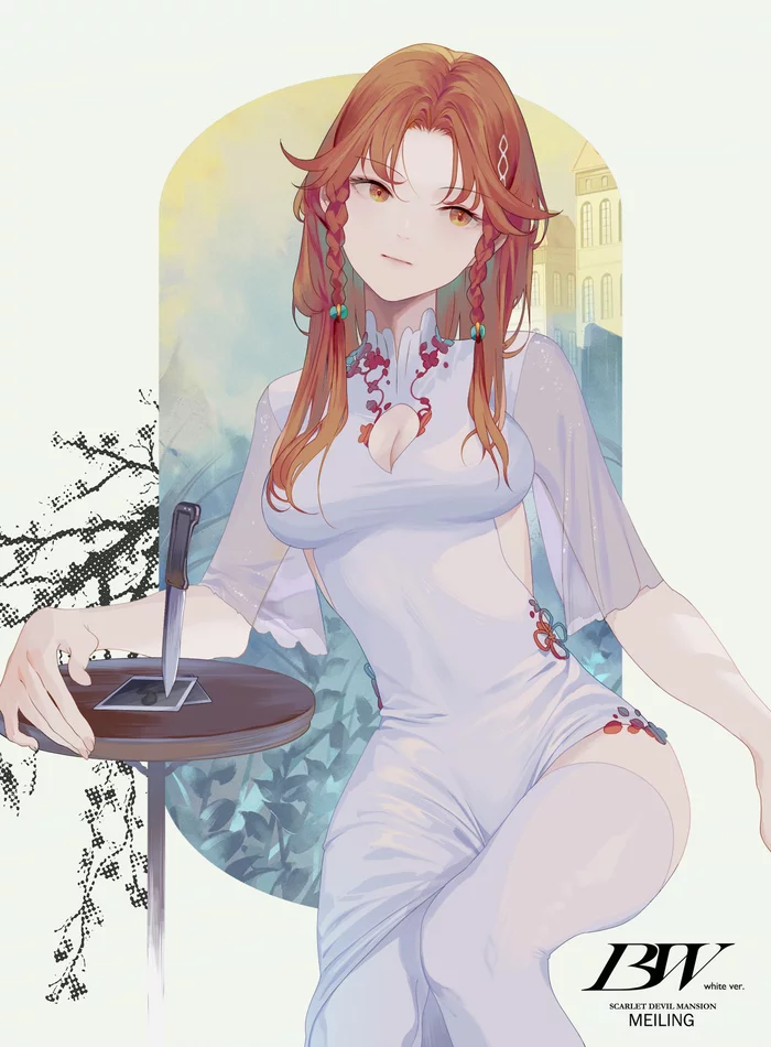 Hong meiling - Touhou, Hong meiling, Anime art, Anime, Hillly