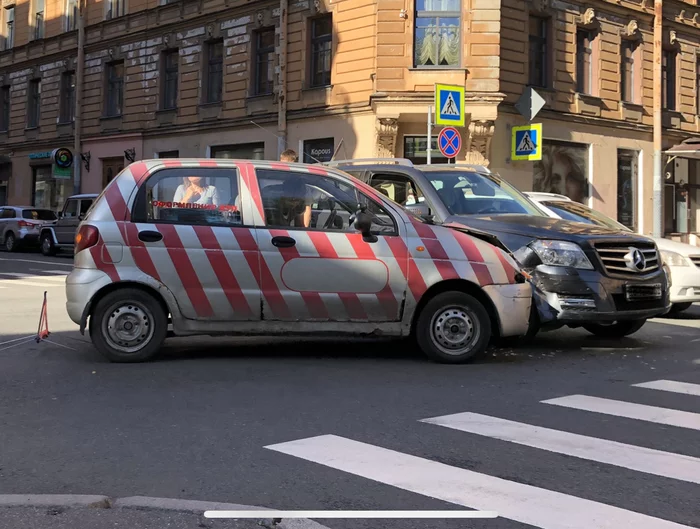 Оперативно подъехали... - Моё, ДТП, Санкт-Петербург, Fail