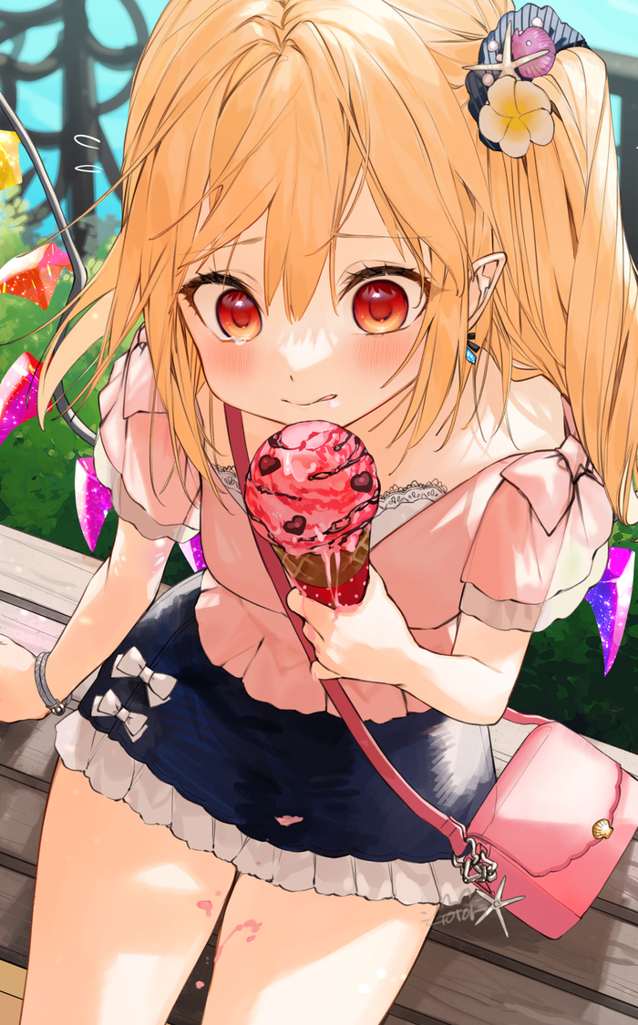 Flan , Anime Art, Touhou, Flandre Scarlet, Gotoh510, 