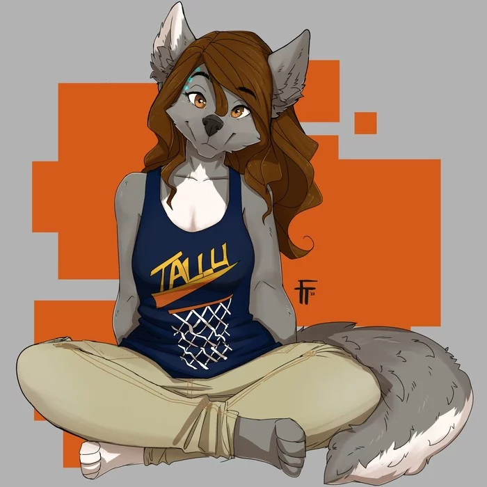 Cute Nana - Furry, Anthro, Art, Firetally