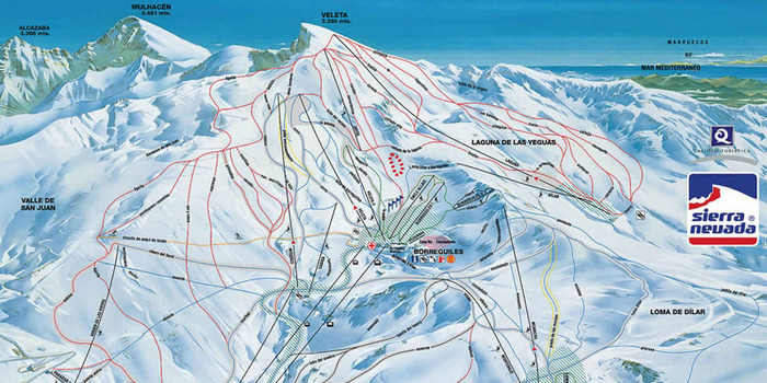Самый южный горнолыжный курорт в Европе Испания, Сьерра-Невада, Зима, Горнолыжный курорт, Юг, Европа, Путешествия, Снег, Длиннопост