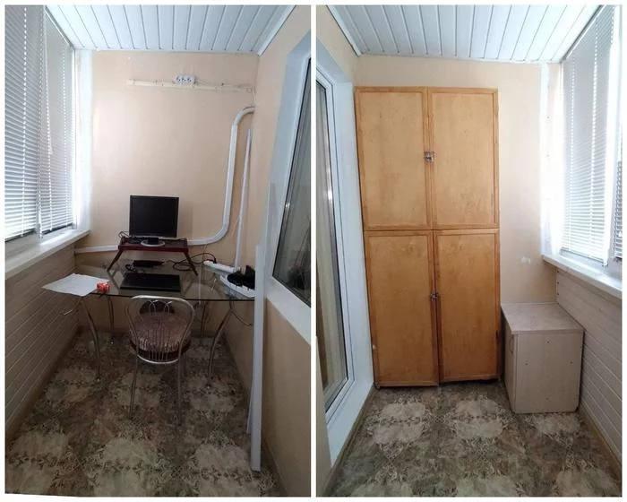 How I lightly insulated a 4 m2 loggia in a panel. Photo\Video and need help from experts - My, Building, Repair, Loggia, Balcony, Design, Help, cat, Turtle, Warming, Design, Collective farm, My house, Video, Longpost