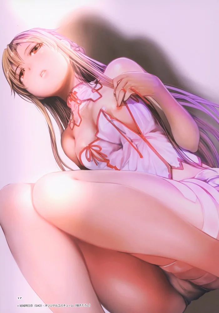 Asuna - NSFW, Yuuki asuna, Sword Art Online, Anime Art, Аниме, Арт, Рисованная эротика, Эротика, Mikazuki akira