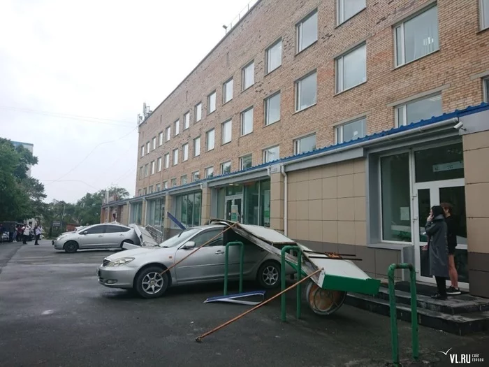 Владивосток, тайфун Майсак Владивосток, Тайфун, Видео, Длиннопост