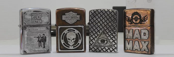 Just lighters - Etching, Laser engraving, Copper plating, Gas lighter, Steampunk lighter, Dieselpunk, Steampunk, Crazy Max, Pulp Fuction, Pyramid, All-seeing eye, Friday tag is mine, Pulp Fiction, Longpost, Needlework without process, My, Zippo, Zippo customization