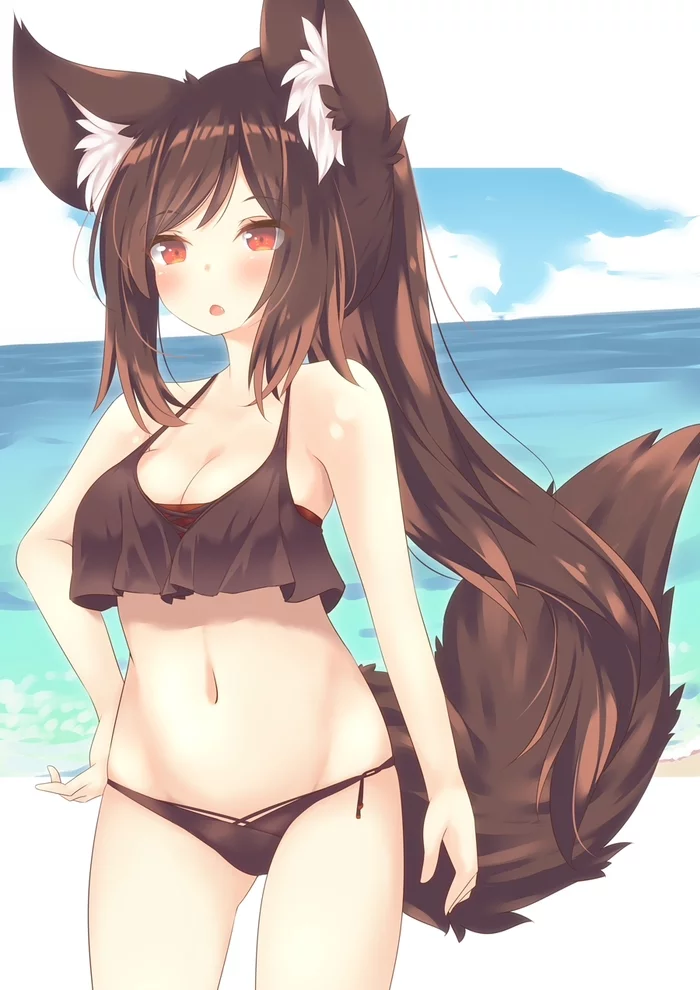 Imaizumi Kagerou - NSFW, Touhou, Imaizumi kagerou, Anime art, Anime, Daidai ookami