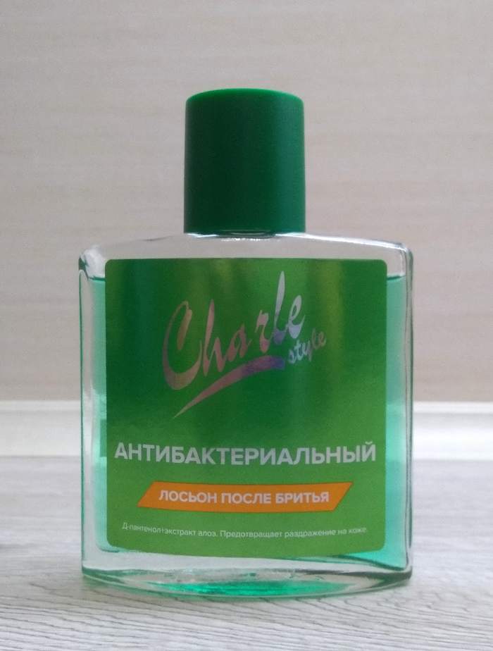 Aftershave lotion Charle - My, Vkb, Shaving, Overview, Lotion, Aftershave lotion, Cosmetics, Hygiene, Longpost