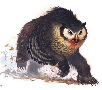 Owlbear - just a selection of consciences - Art, Dungeons & dragons, Bestiary, Fantasy, Longpost