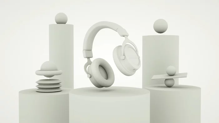 Fan video in motion style for Beyerdynamic headphones. part 2 - Cinema 4d, Animation, 3D animation, Motion design, Video, Longpost