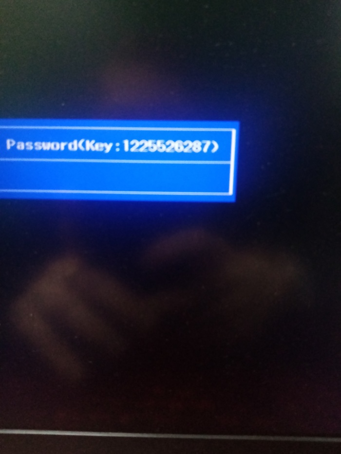 Enter unlock. Enter Unlock password Key.