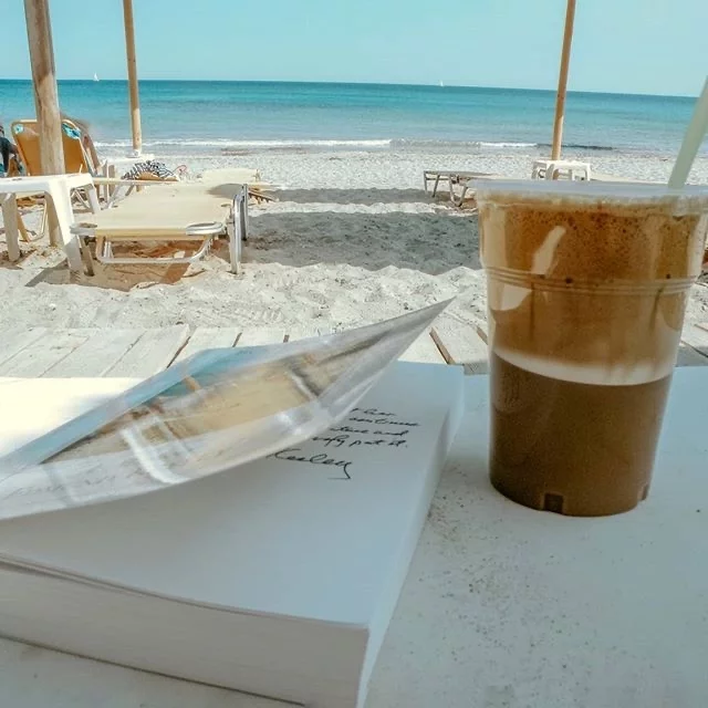 Frappe on the beaches of Greece and Cyprus - My, Greece, Cyprus, Frappe, Coffee, Beach, Weekend