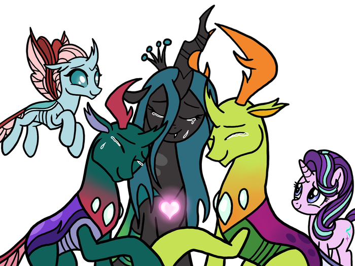       My Little Pony, Queen Chrysalis, Thorax, Ocellus, Starlight Glimmer, Pharynx