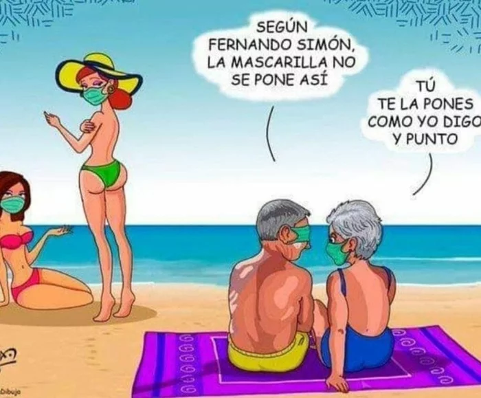 The Spaniards joke - Humor, Picture with text, Spain, Coronavirus, Spanish language