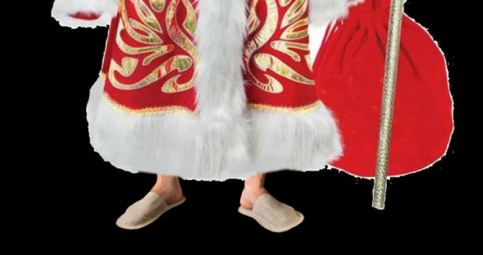 Дед Мороз и тапки