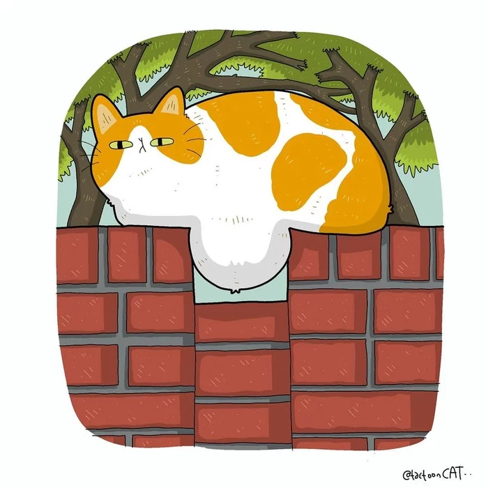Котозарисовки - Арт, Рисунок, Кот, Tactooncat, Видео, Длиннопост