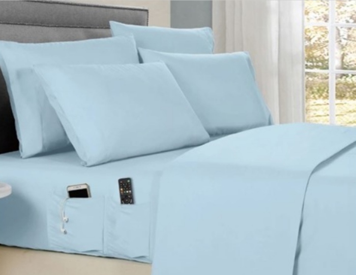 Простынь с карманами