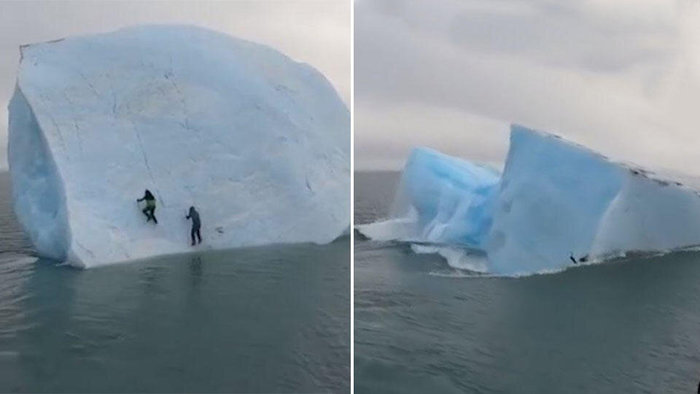 When you think you can deal with problems, and they cover you with your head - Arctic, Expedition, Iceberg, Travels, Lenta ru, Twitter, Society, Video
