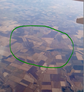 What could it be? - My, Geography, Geography of Russia, View from the plane, Longpost