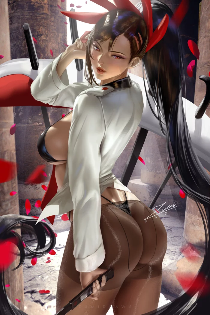 Ha Yuri Zahard - NSFW, Art, Anime, Anime art, Tower of god, Erotic, Underwear, Booty, Boobs, Tights, Zumidraws, Longpost