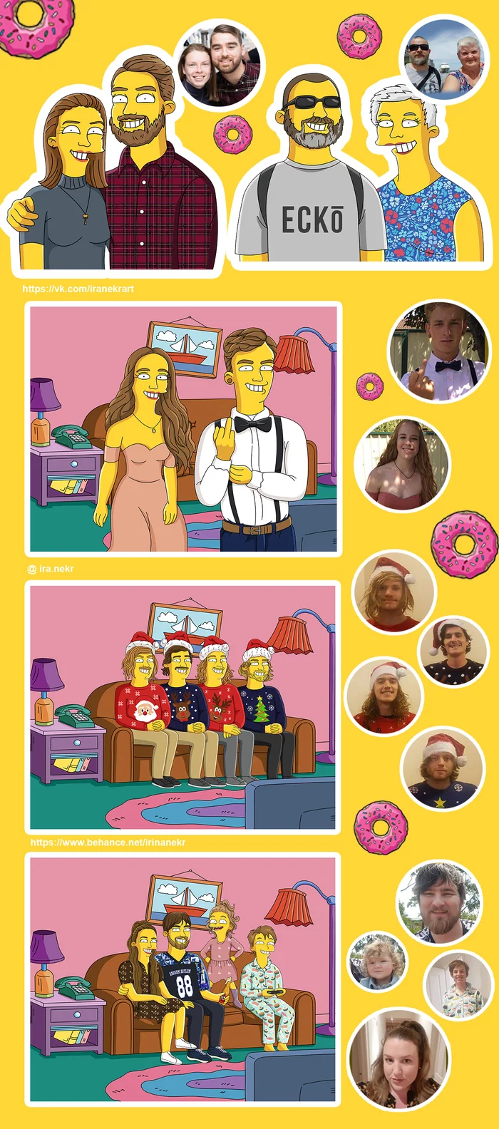 Simpsons style portrait - My, The Simpsons, Portrait, Art, Drawing, Illustrations, Longpost