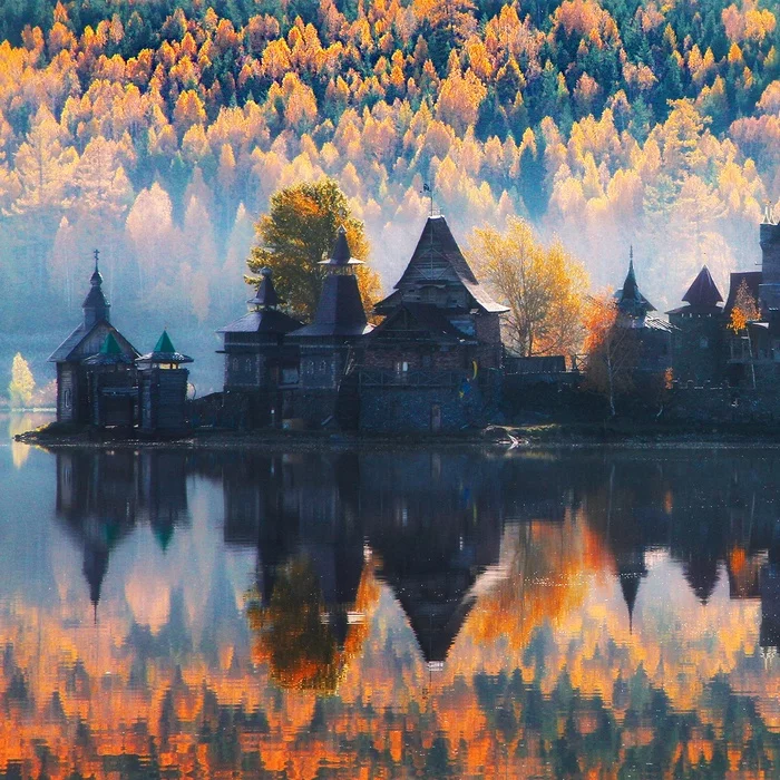 Hollow eagle - My, Autumn, Reflection, Southern Urals, Satka, Landscape