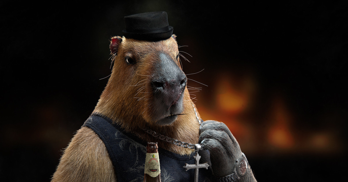 капибары в костюме с сигарой. покер арт. давай в картишки. сыграем в картишки картинки с надписями прикольные. бар капибар.