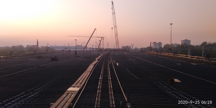 Перед укладкой 2800м^3 бетона