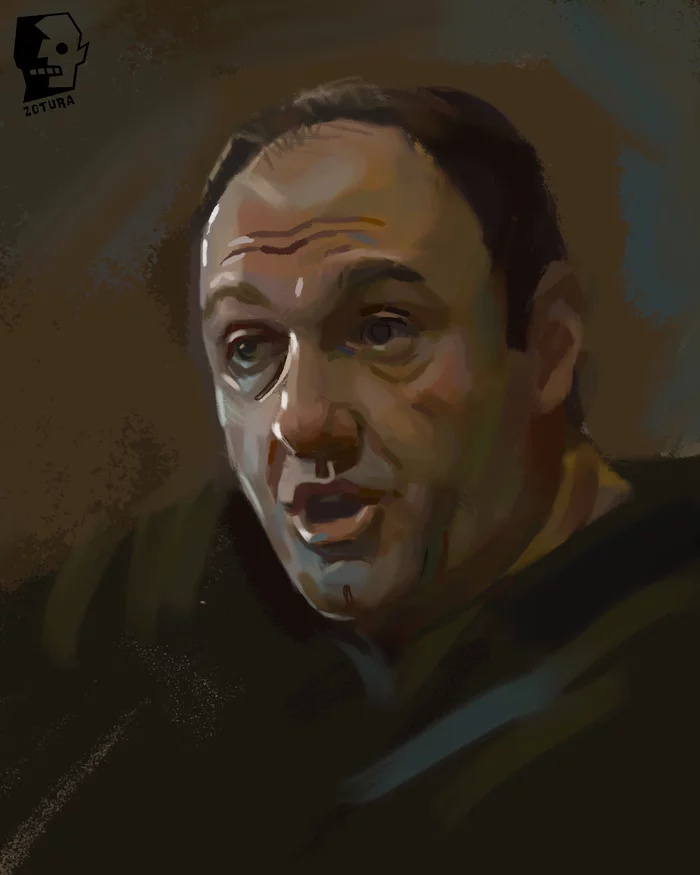 Anthony. As they say: “Well, you woke up this morning...” - My, The Sopranos, James Gandolfini, Portrait