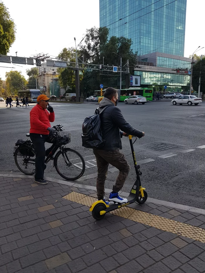 Tension - My, Kick scooter, Almaty