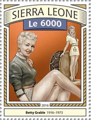 MM on postage stamps (XXIX) Cycle Magnificent Marilyn - episode 236 - Cycle, Gorgeous, Marilyn Monroe, Beautiful girl, Actors and actresses, Celebrities, Stamps, Blonde, Collecting, Philately, USA, Longpost, 20th century, 2016, Sierra Leone, 1953, Photos from filming, Movies, Hollywood, State of Niger