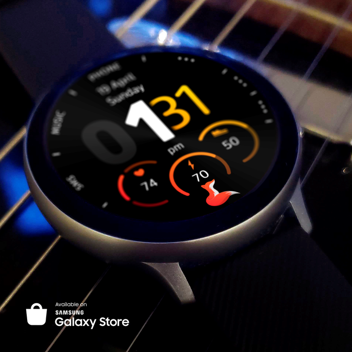 Fox- Дизайн циферблата для Samsung Galaxy Watch Халява, Дизайн, Умные часы, Циферблат, Watchface, Samsung Galaxy, Samsung, Samsung galaxy Watch