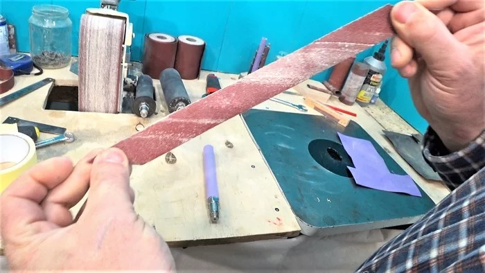 Do-it-yourself sanding sleeve for sanding drums - Master Class, With your own hands, Video, Longpost, Workshop, Life hack, Cunning, Carpenter, Needlework with process