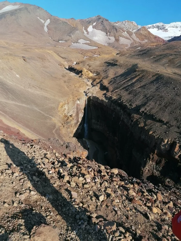 Volcano Mutnovskaya Sopka, Kamchatka - My, Kamchatka, Mutnovsky Volcano, Climbing, The photo, Vertical video, Tourism, Video, Longpost, Volcano