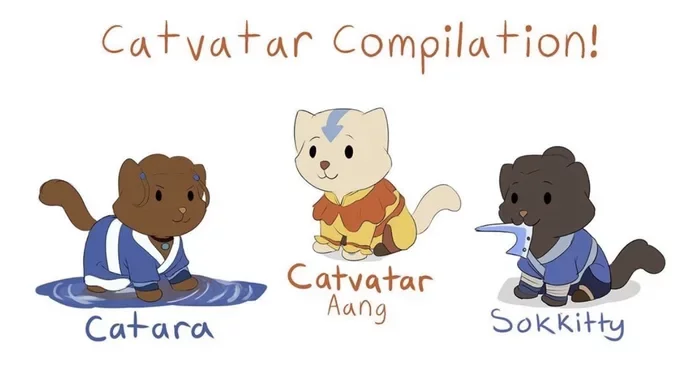 KotoAvatar - Art, Avatar, Avatar: The Legend of Aang, cat, Longpost, Qatar, Aang, Sokka, Kyoshi, Toph Beifong, Airo, Ozai, Zuko, Tai li, Azula, May, Appa, Princess Yui