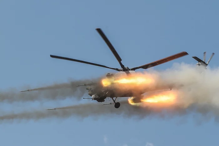 Russian combat helicopters will be able to shoot kamikaze drones - My, Army, Russian army, Russian army, , Helicopter, Drone, Opk