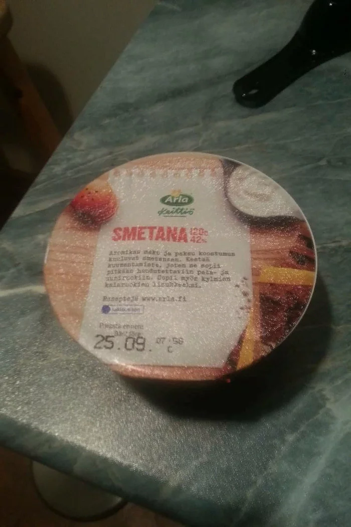 Adventis' answer in Finnish in a nutshell - My, Finnish language, Picture with text, Reply to post, Sour cream