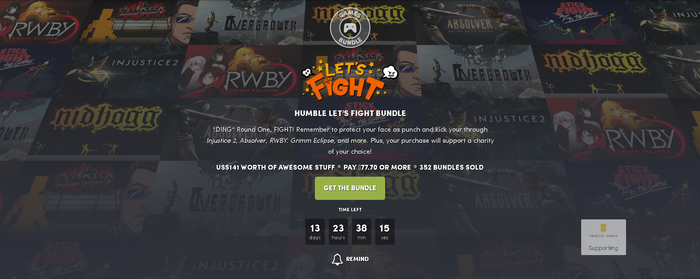 HUMBLE LET'S FIGHT BUNDLE Steam, Humble Bundle,  