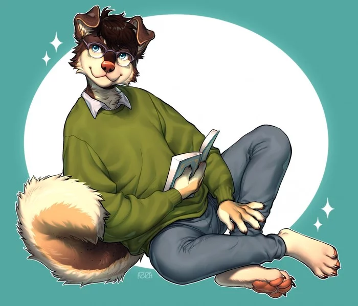 What a good boy (Name is Dantes) - Furry, Art, Azuza