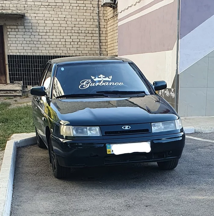 King of the road - My, Autovinyl, Collective farm tuning, Pots are being felled, Tinting, AvtoVAZ, Tuning