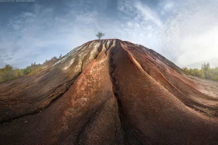 Rusty volcanoes of Krivbass) - My, The photo, Landscape, Terricon, Панорама, Dumps, Color, Krivoy Rog