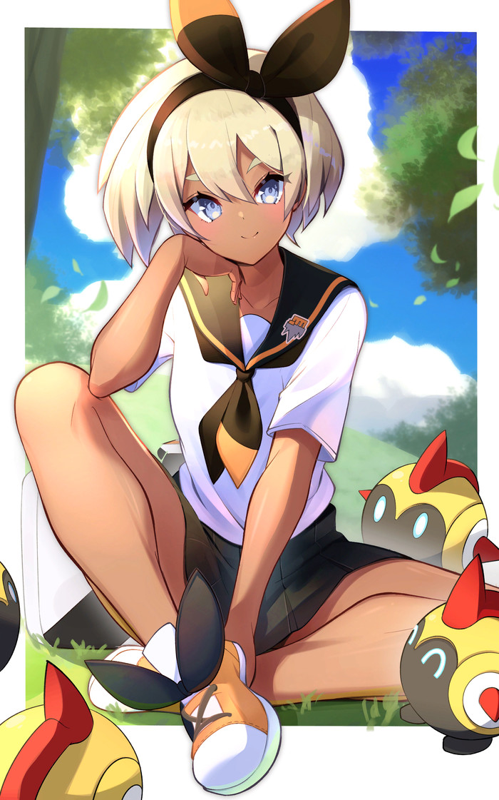 Casual Bea Bea, , Pokemon Sword and Shield, Anime Art, , 