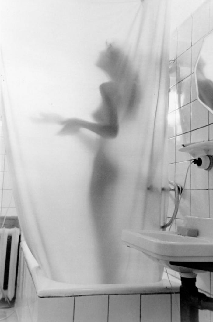 Novoselka - the USSR, The photo, New settlers, Silhouette, Shower, Women, Mat, Longpost