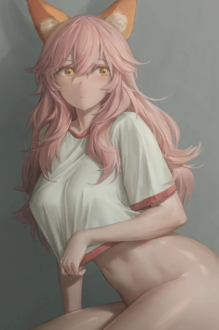 Tamamo - NSFW, Anime art, Tamamo no mae, Fate grand order, Fate, Anime, Art, Animal ears, Yohan1754