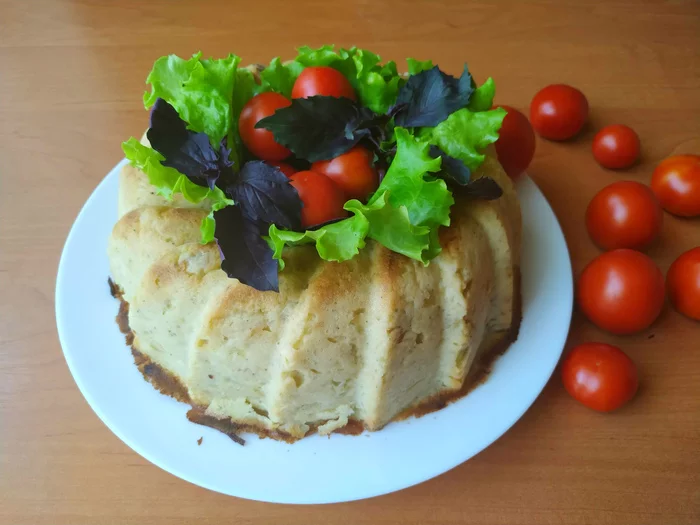 A delicious dish made from ordinary potatoes (Potato babka) - My, Recipe, Food, Cooking, Video, Potato, Casserole, Longpost, Video recipe