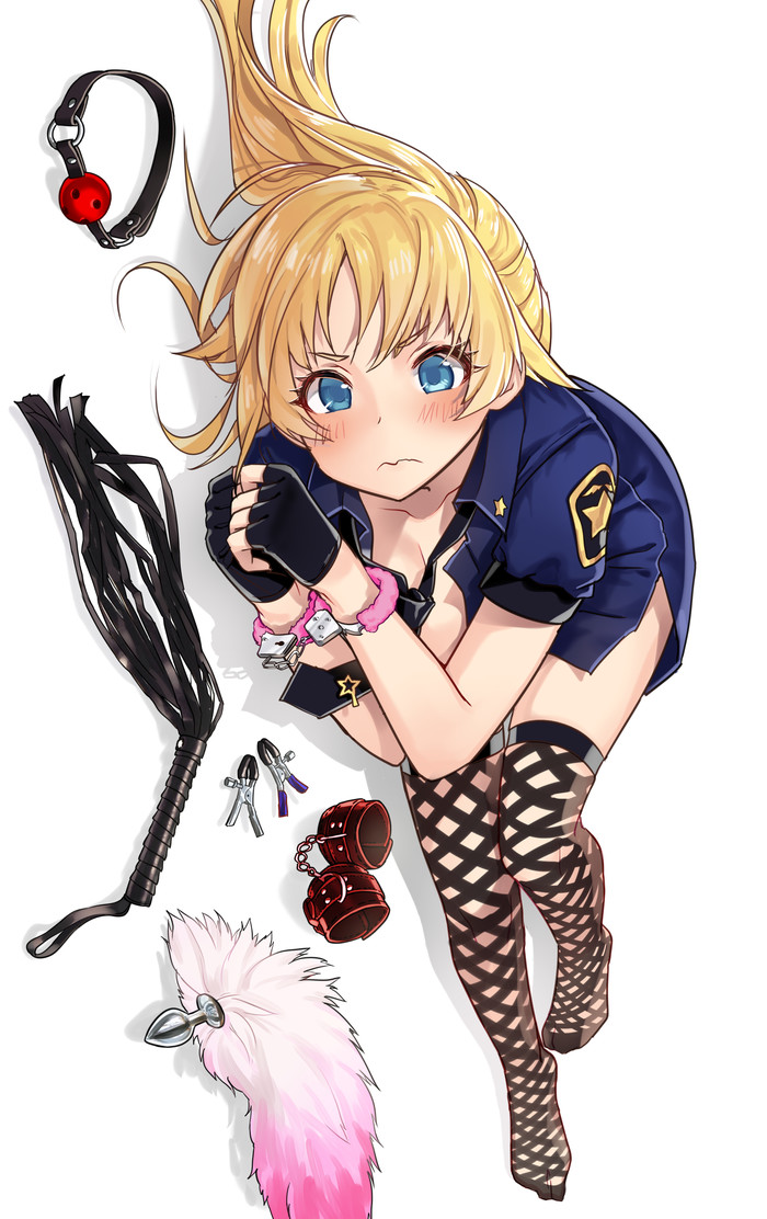 Police , Anime Art, Original Character, 